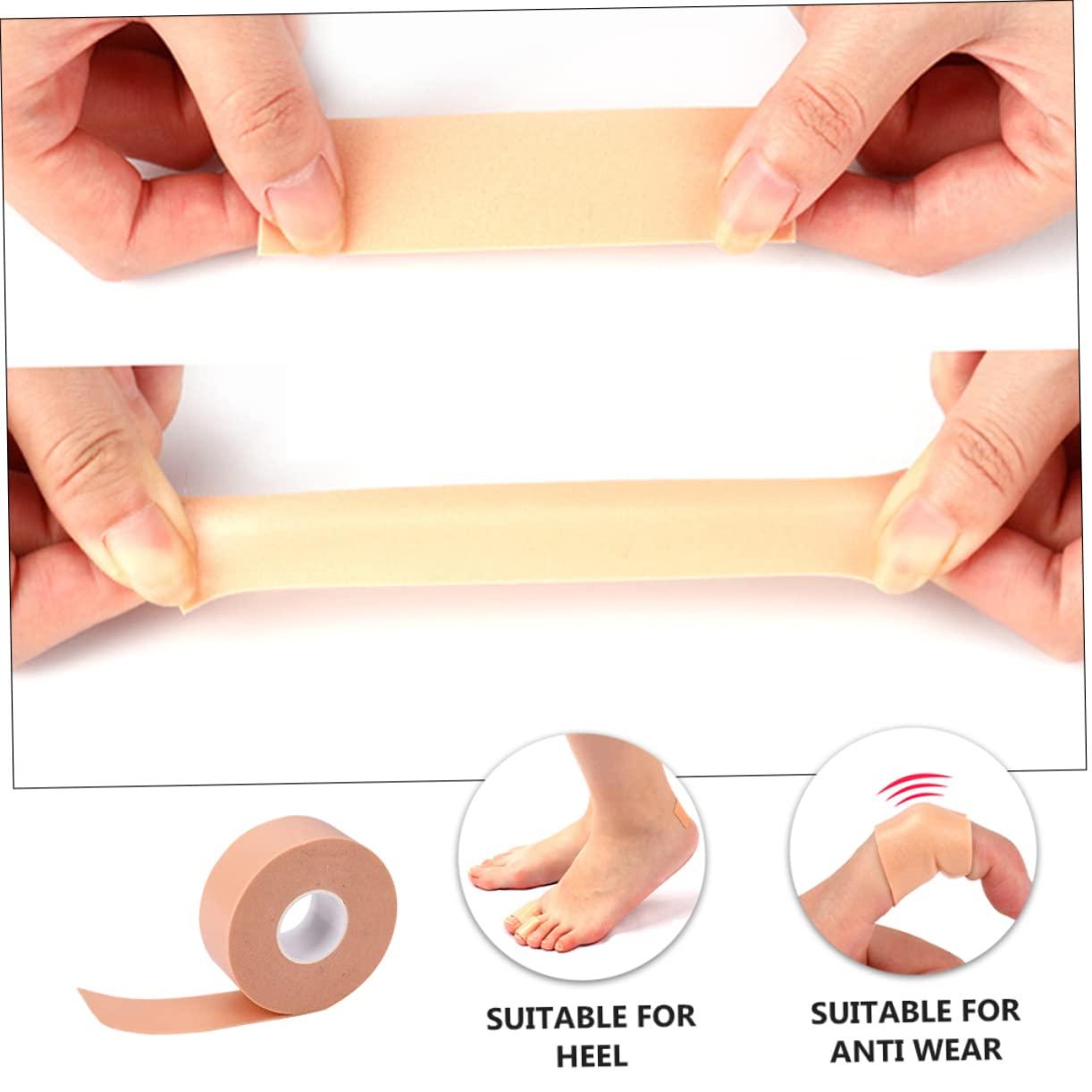 Healifty 3Pcs Anti-wear Stickers for Heels Anti- wear Foot Care Sticker Exercise Stickers Anti Tape Foot Protectors for feet Heel Stickers for Women pe Foam Patch Tape roll