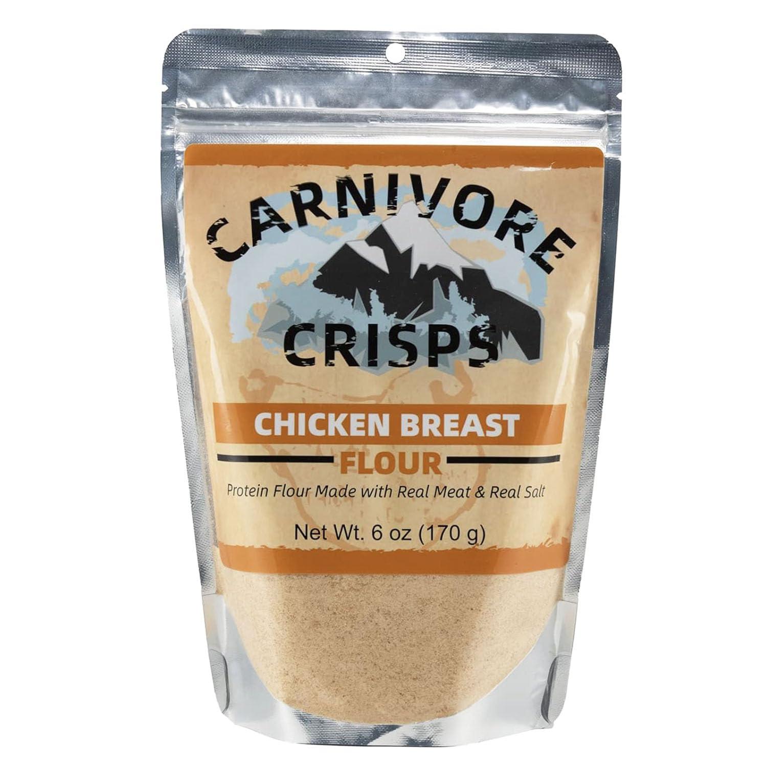 Carnivore Crisps Carnivore Crisps Chicken Flour, Premium Chicken Breast flour for Cooking and Seasoning, Rich in Protein, Paleo & Keto Friendly, 6 oz