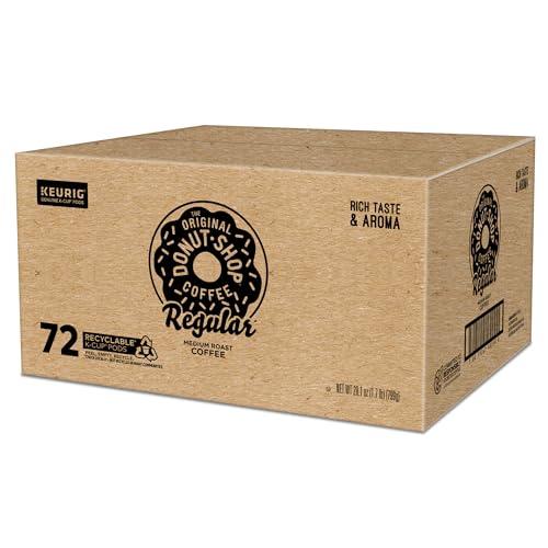 The Original Donut Shop The Original Donut Shop Regular Keurig Single-Serve K-Cup Pods, Medium Roast Coffee, 12 Count (Pack of 6), Total 72 Count