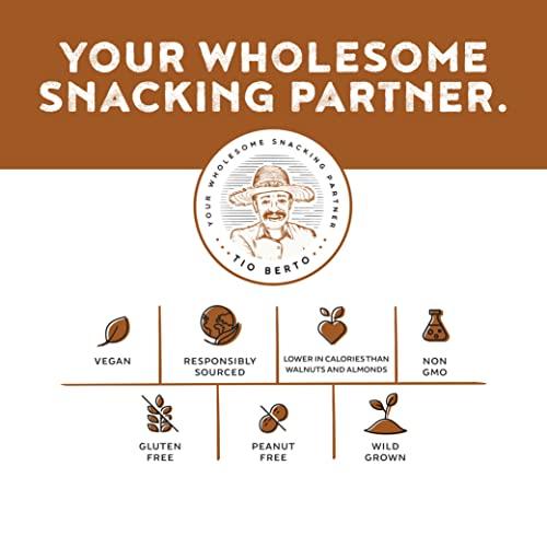 Tio Berto Baru Nuts Roasted, 10 oz Resealable Bag | Crunchy and Delicious | Suitable for Vegan, Gluten Free, Keto, Peanut Free Diets | High Protein Snacks | Premium Wild Supernuts | Healthy Snacks by Tio Berto