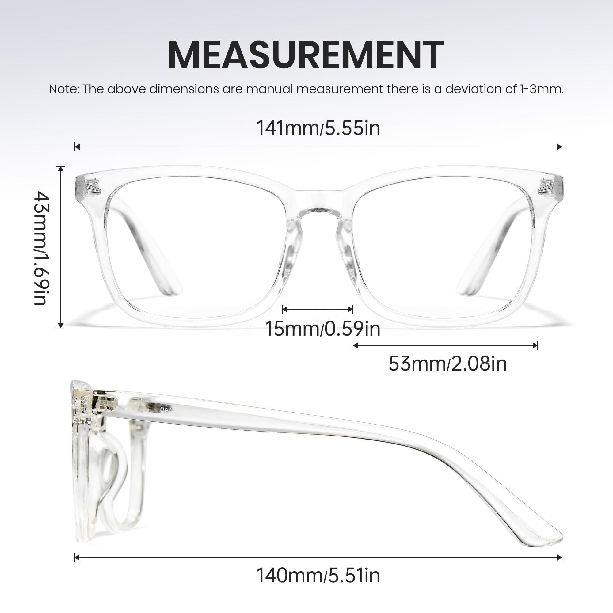 Cyxus Cyxus Photochromic Glasses Men Women UV Protection with Blue Light Blocking 8082i34