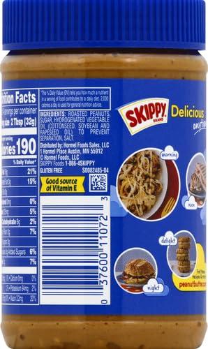 SKIPPY SKIPPY SUPER CHUNK Extra Crunchy Peanut Butter Spread, 16.3 Ounce