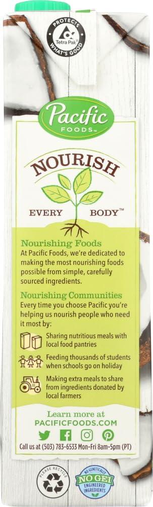 Pacific Natural Foods Pacific Natural Foods Organic Coconut Beverage Unsweetened Original -- 32 fl oz - 2 pc