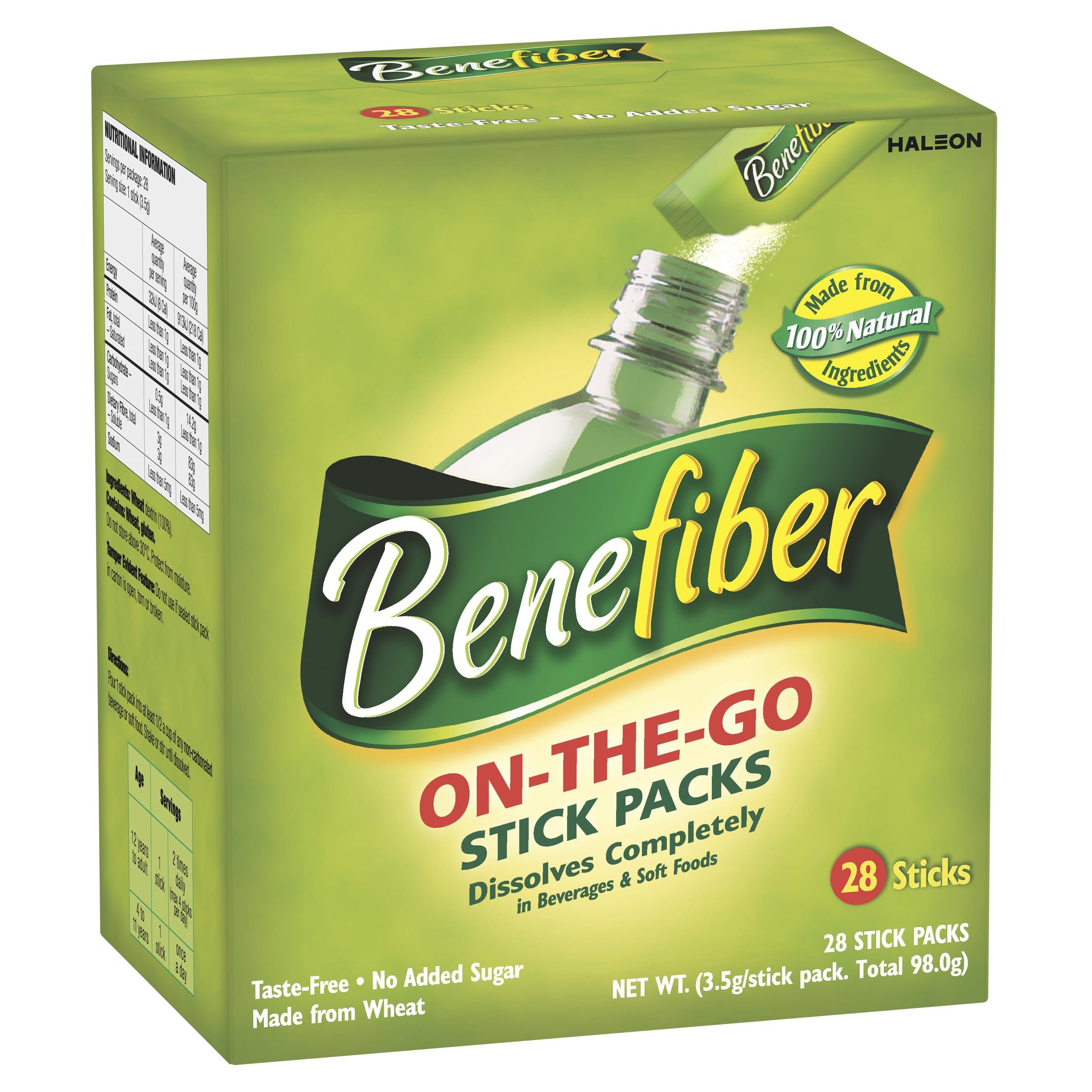 Benefiber Benefiber Natural Fibre Supplement On-The-Go Stick 28 Pack