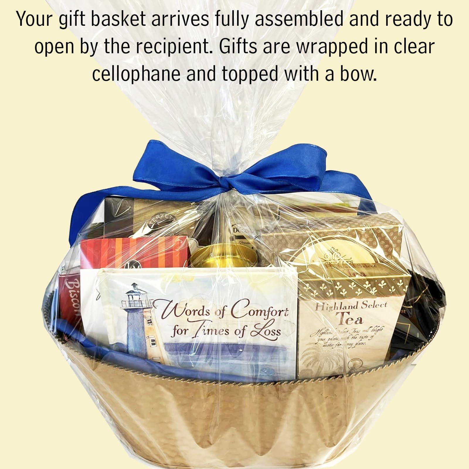 Gifts Fulfilled Gifts Fulfilled Grand Gourmet Sympathy Gift Basket for Loss of Mother, Loss of Father, Loss of Loved One Gourmet Bereavement Gift Basket