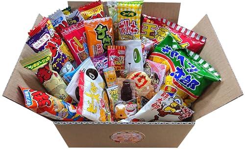 Ninjapo Japanese Snacks Assortment 30pcs "TONO SNACK" Excellent Variety and Delicious Selection of Japanese Dagashi