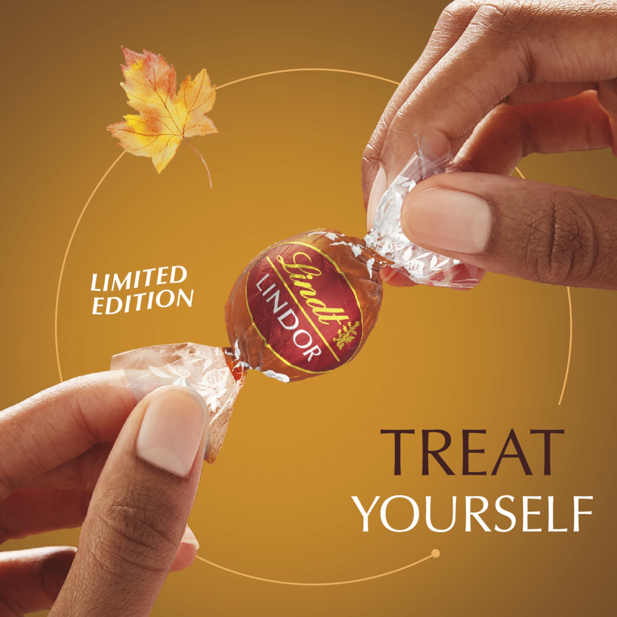 Lindt Lindt LINDOR Harvest Milk Assorted Chocolate Candy Truffles, Chocolates with Smooth, Melting Truffle Center, 15.2 oz. Bag