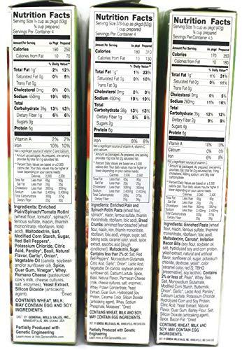 General Variety Pack - Betty Crocker Suddenly Pasta Salad (7.25 Oz) - Caesar, Ranch & Bacon, Classic