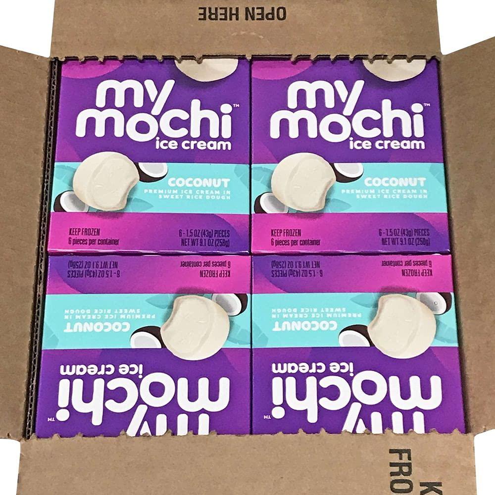 My Mo My Mochi Coconut Ice Cream, 9.1 Ounce - 12 per case.