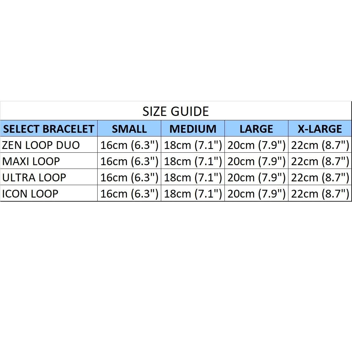 TRION:Z Trion:Z Zen Loop Duo Magnetic Field Therapy Wristband for Women & Men Featuring Patented ANSPO Technology (Black, X-Large)