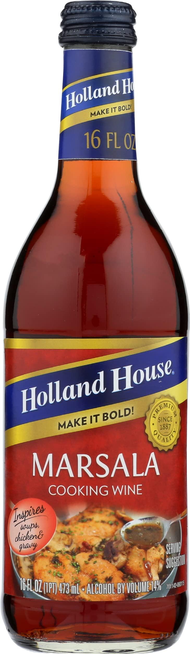 Holland House Holland House Marsala Cooking Wine, 16 Ounce (Pack of 6)