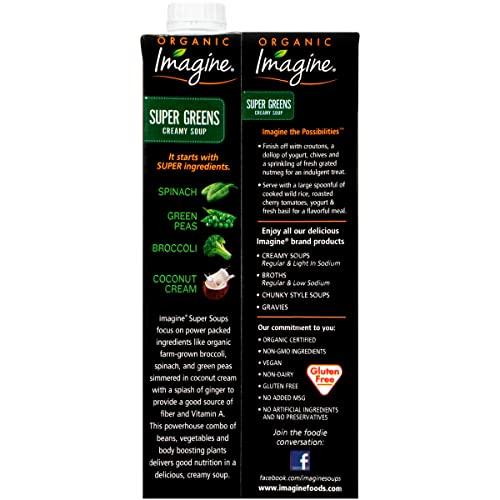 Imagine Imagine Organic Super Greens Creamy Soup 32 fl. Oz (Pack of 6)