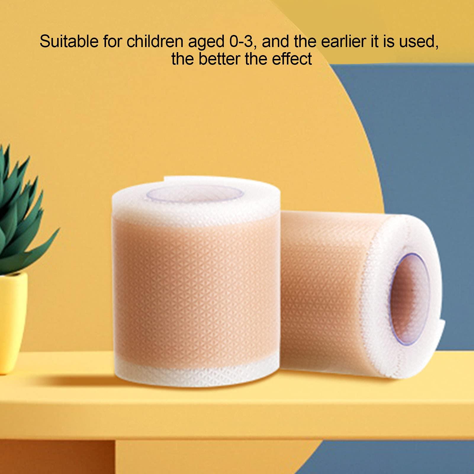 Semme Baby Ear Corrector Tape,Baby Band for Ears,Aesthetic Corrector for Protruding Ear, Silicone Newborn Baby Ear Aesthetic Correctors, Baby Protruding Ear, Skin Friendly Ear Corrector