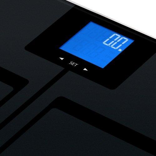 EatSmart EatSmart Digital Body Fat Scale with Auto Recognition Technology, Black