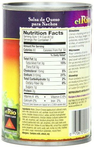 El Rio El Rio Nacho Cheese Sauce, 15-Ounce Can (Pack of 12)