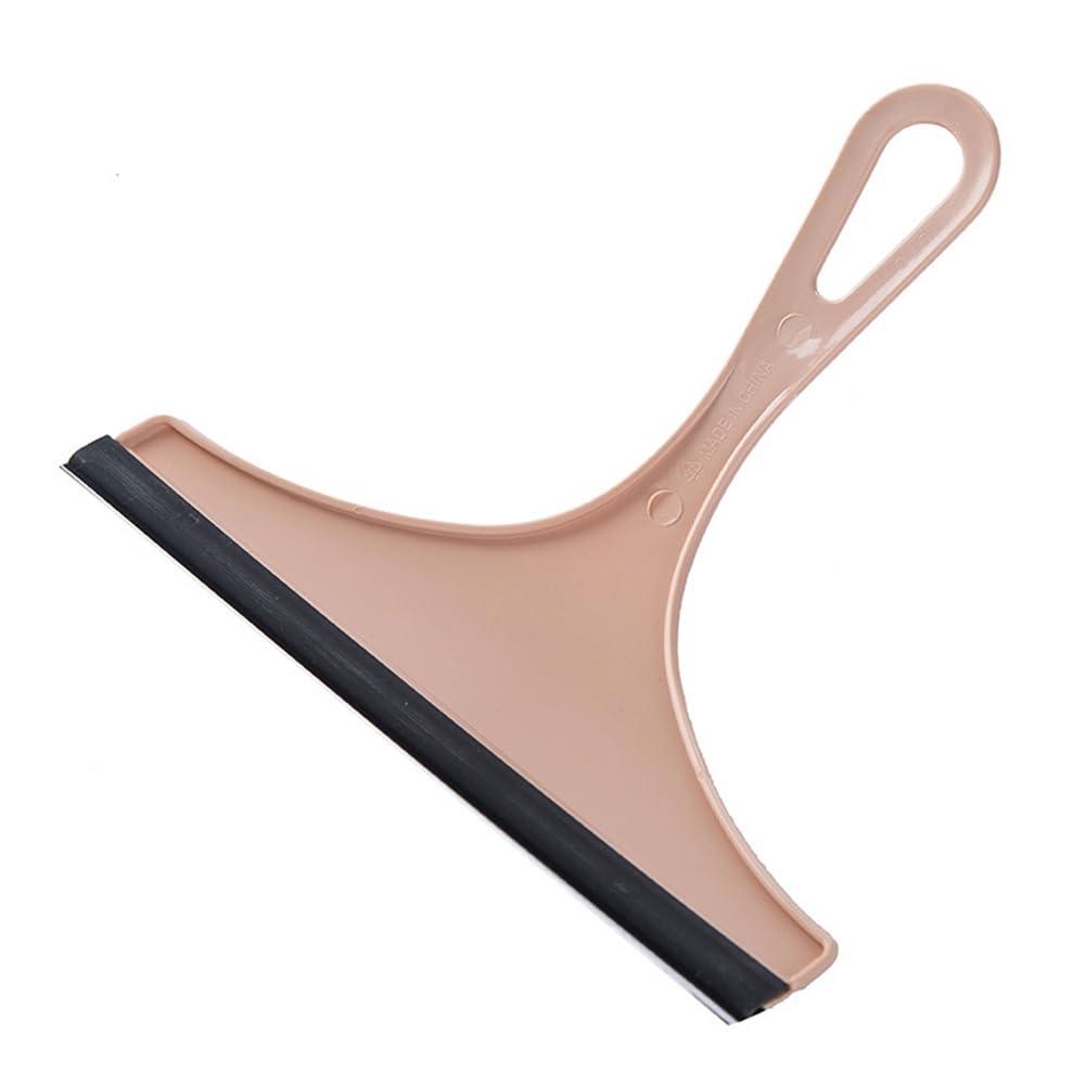 Generic Manual Window Squeegee Small Squeegee for Window Cleaning for Car Windshield Window Mirror Glass Door (Pink)