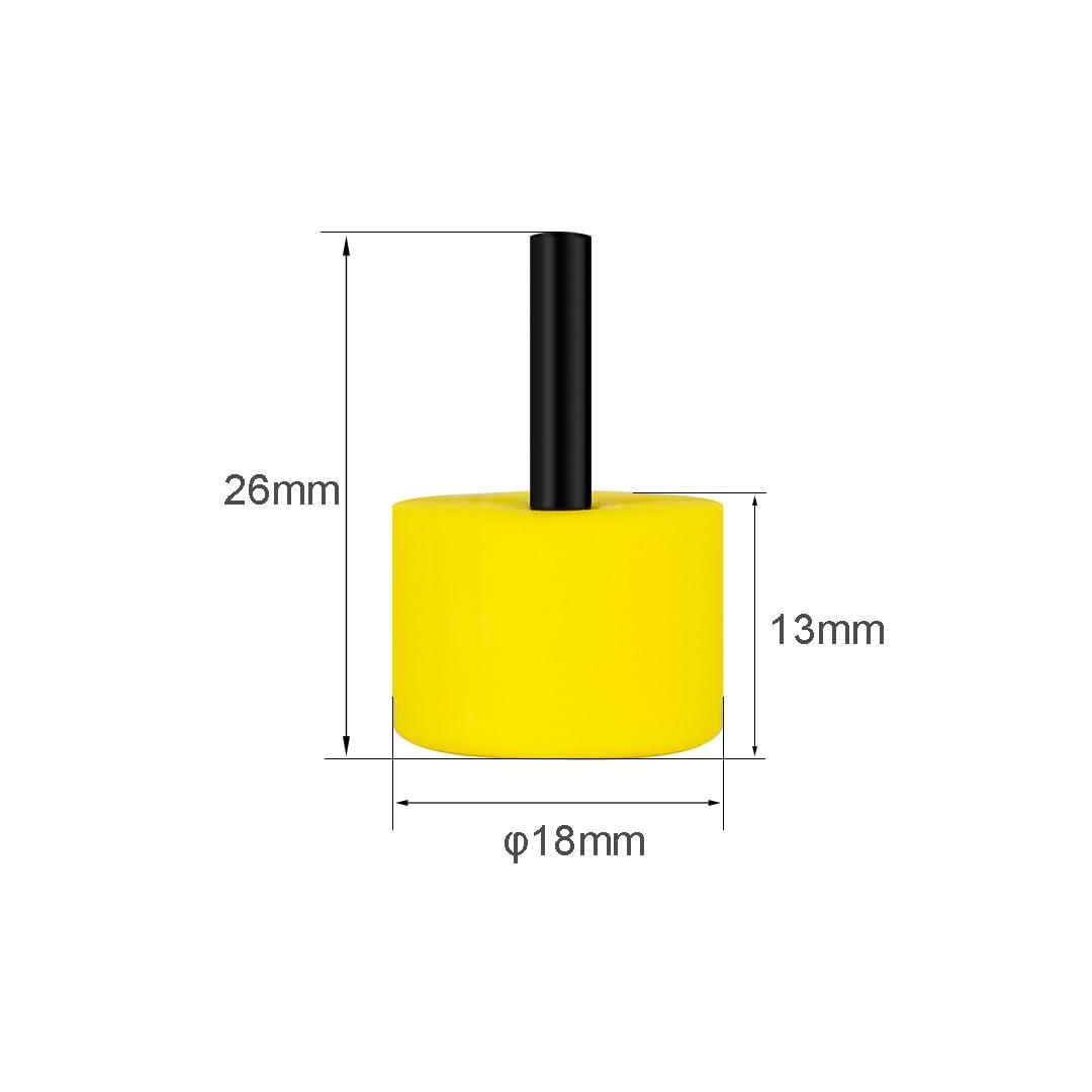 SOUNDLINK SOUNDLINK Standard Insert Foam Eartips with Black Tube for Insert Earphones Hearing Test - Pack of 50 (3C Large 50pcs)