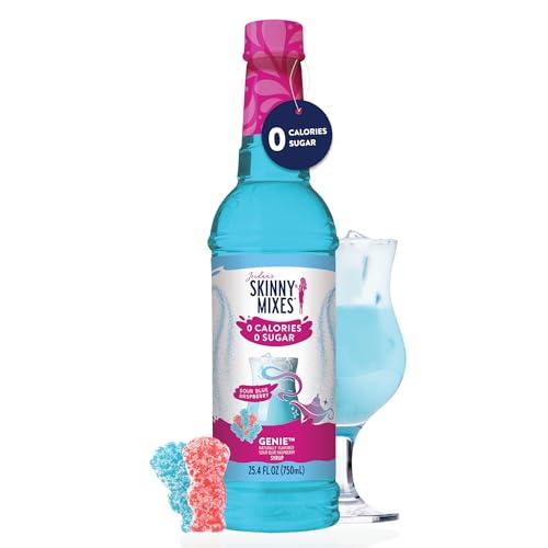 Jordan\'s Skinny Mixes Jordan\'s Skinny Mixes Sugar Free Syrup, Genie Flavor, Fruit Flavored Water Enhancer, Drink Mix for Ice Tea, Lemonade & More, Zero Calorie Flavoring, Keto Friendly, 25.4 Fl Oz, 1 Pack