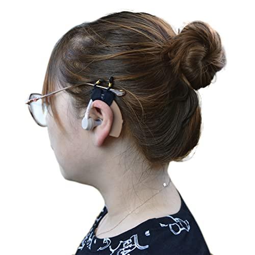 rainbowstar Hearing Aids Glasses Connectors Anti-Lost Hearing Aids Holder for Different Eyeglass Legs