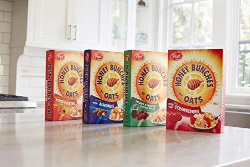 Honey Bunches of Oats Honey Bunches of Oats Honey Roasted, Heart Healthy, Low Fat, made with Whole Grain Cereal, 28 Ounce Box