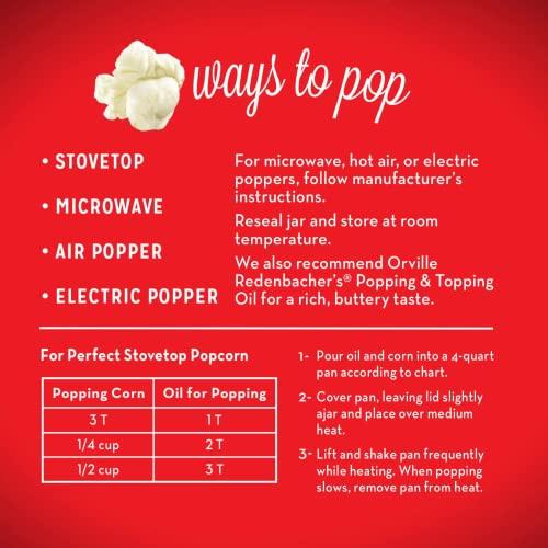 Orville Redenbacher's Orville Redenbacher Organic Popcorn Kernel Jar, 30-ounces (Pack of 3)