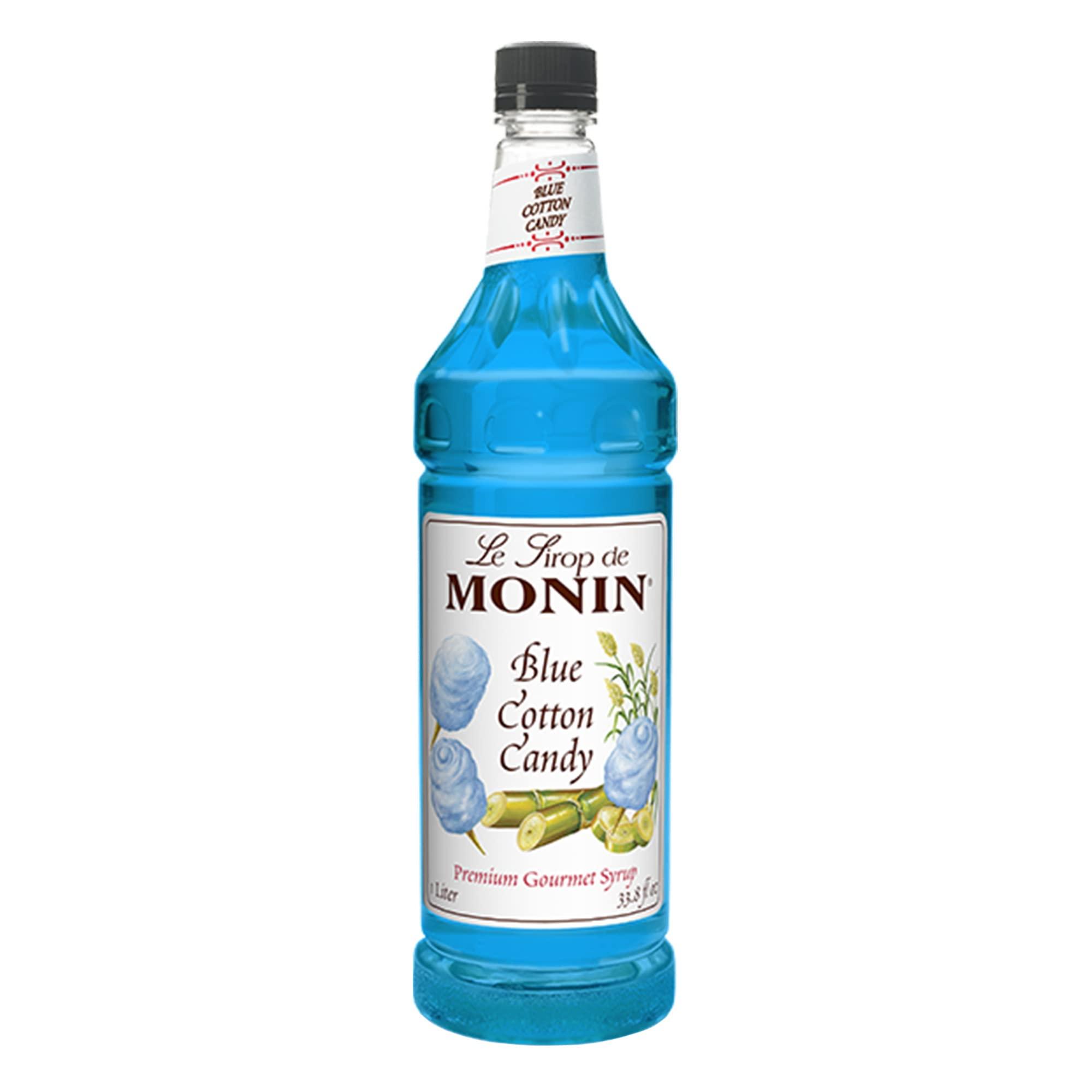 Monin Monin Blue Cotton Candy Syrup 1 ltr plastic bottle