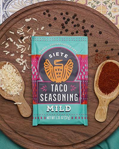 Siete Siete Seasoning - Mild | Paleo, Preservative Free, Whole 30 Approved (Pack of 1)
