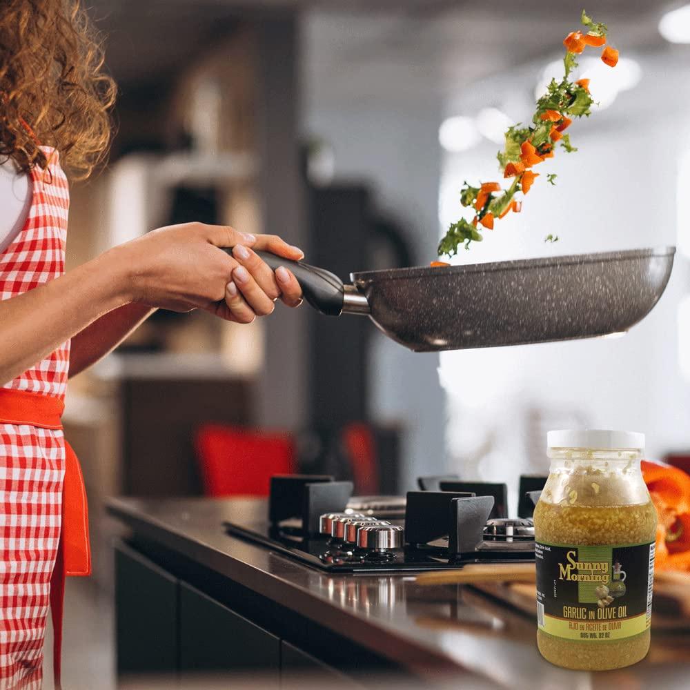 SEDLAV SEDLAV Minced Chopped Garlic in Olive Oil 32 Ounces (32 oz, 1)