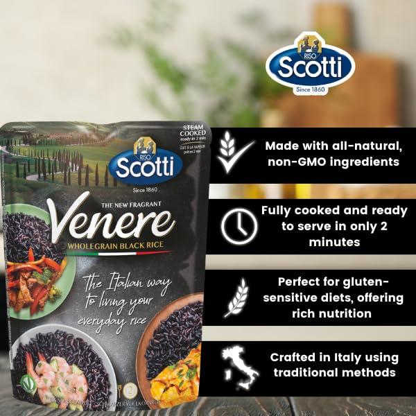 Riso Scotti Riso Scotti Microwave Venere Wholegrain Black Rice 230 g
