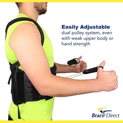 Cybertech Medical Postural Extension Back Straightener Brace - Rigid Posture Corrector Vest for Kyphosis Hunch Relief, Mild Scoliosis Support, and Hunchback or Lordosis Spine Treatment
