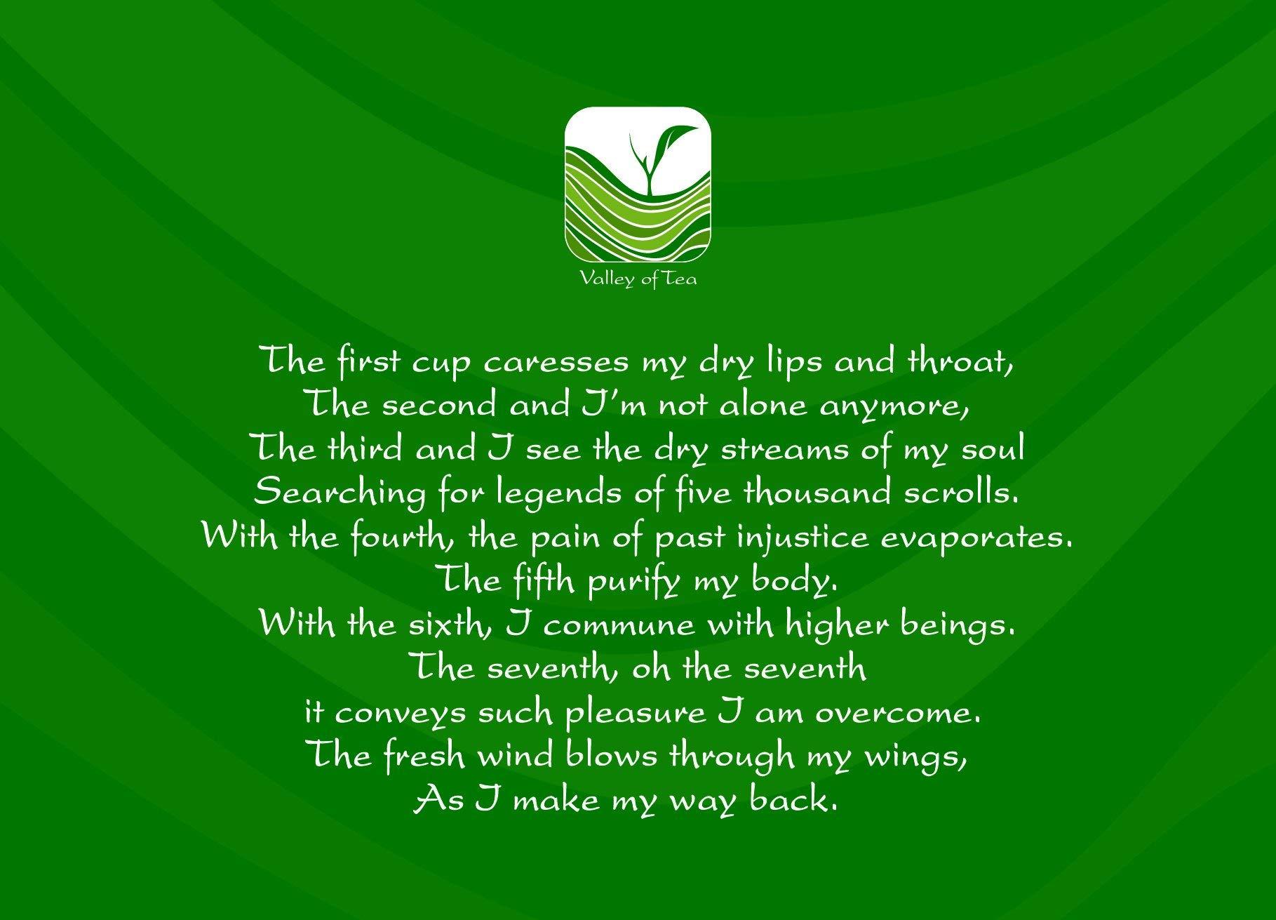 Valley of Tea Tea Lovers Gift Box Discover - Luxury Loose Leaf Tea Variety Pack - Specialty Teas Gift Basket - Luxury Gourmet Tea Assortment Samplers - Samples Loose Leaf Tea Gift Set Tea Sampler Gift Set