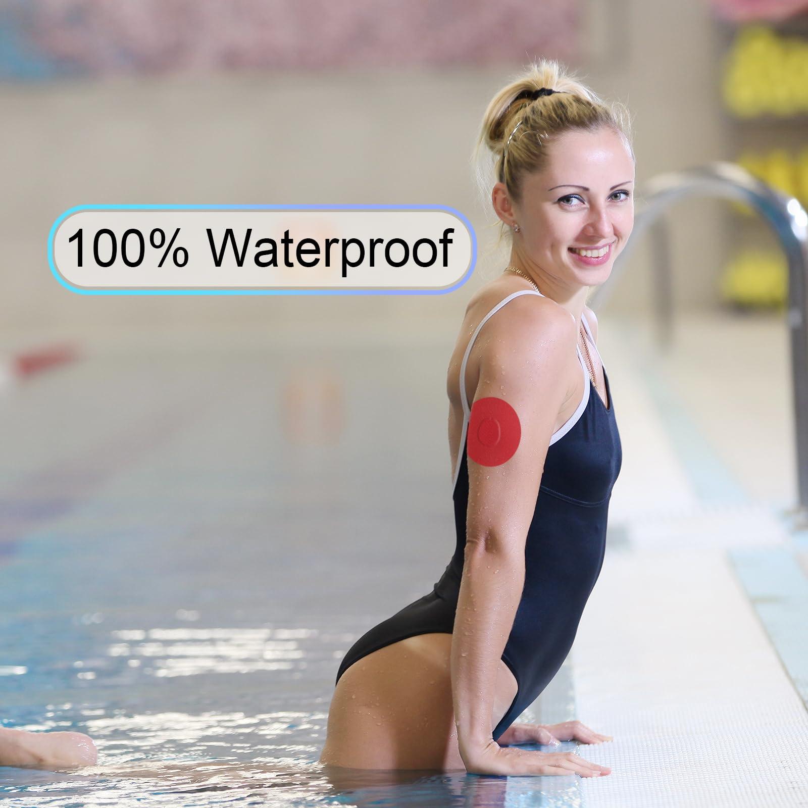 iFunyo Dexcom G7 Adhesive Patches Waterproof, 25Pack(5 Colors Combo) Overlay for Dexcom G7 Over Patch Tape,Premium Hypoallergenic & Latex-Free,10 Days Long Stay