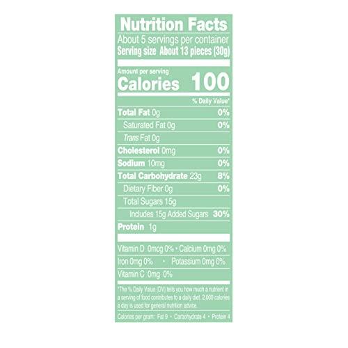 Arizona AriZona Green Tea Fruit Snacks, Gluten Free Mixed Fruit Gummy Chews 5 Ounce Individual Single Serve Bags, Green Tea,(Pack of 12)