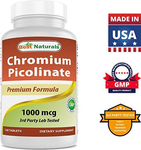 Best Naturals Best Naturals Chromium Picolinate 1000 mcg 120 Tablets (120 Count (Pack of 2))