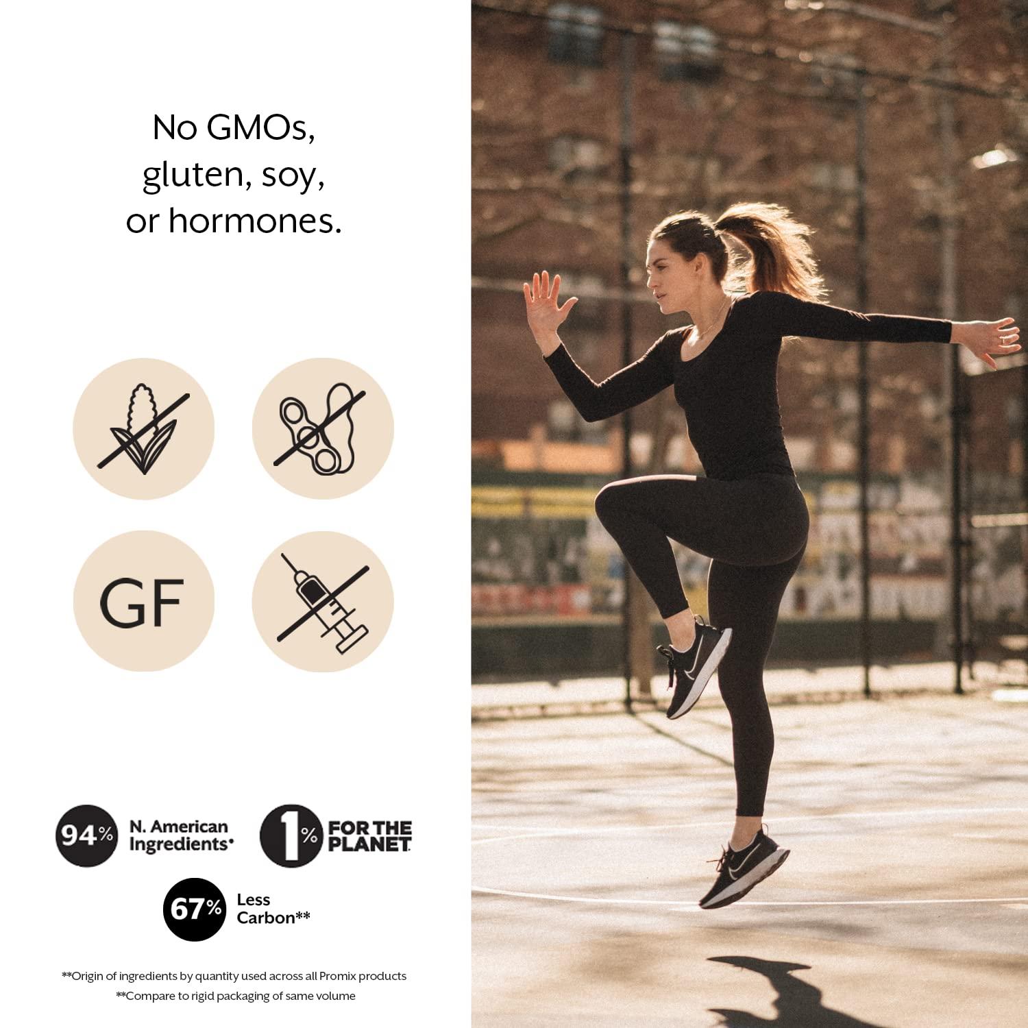 ProMix Nutrition Promix Casein Protein Powder, Unflavored - 5lb Bulk - Grass-Fed & 100% All Natural - Slow & Sustained Recovery ­Post Workout Fitness - Shakes, Smoothies, Baking & Cooking Recipes - Gluten-Free