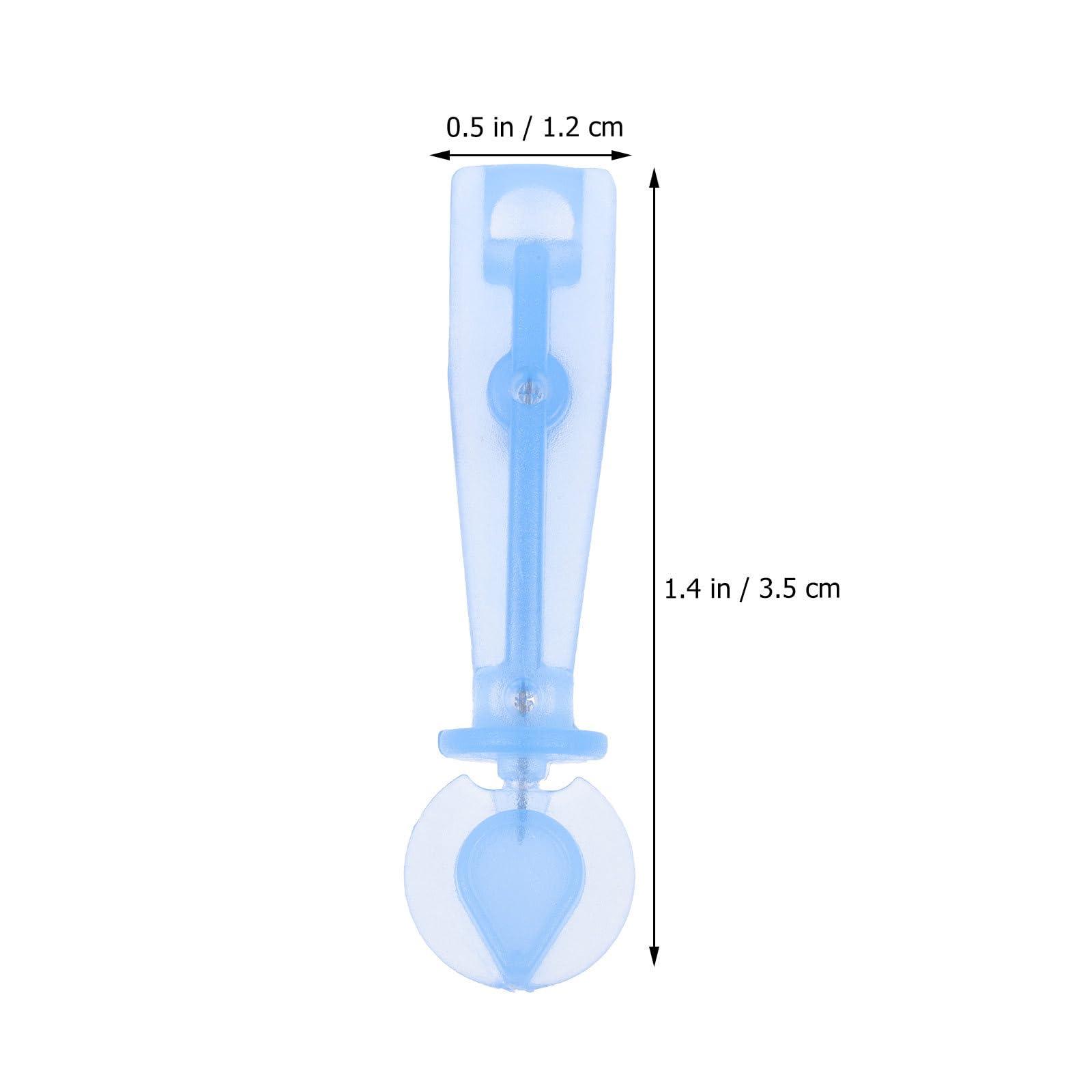 Healifty Lancets for Blood Testing, 200pcs Safety Lancets 30G Lancet Pen Tip Needle Bloodletting Pens Blood Sample Lancets for Blood Glucose Testing, Sky- Blue