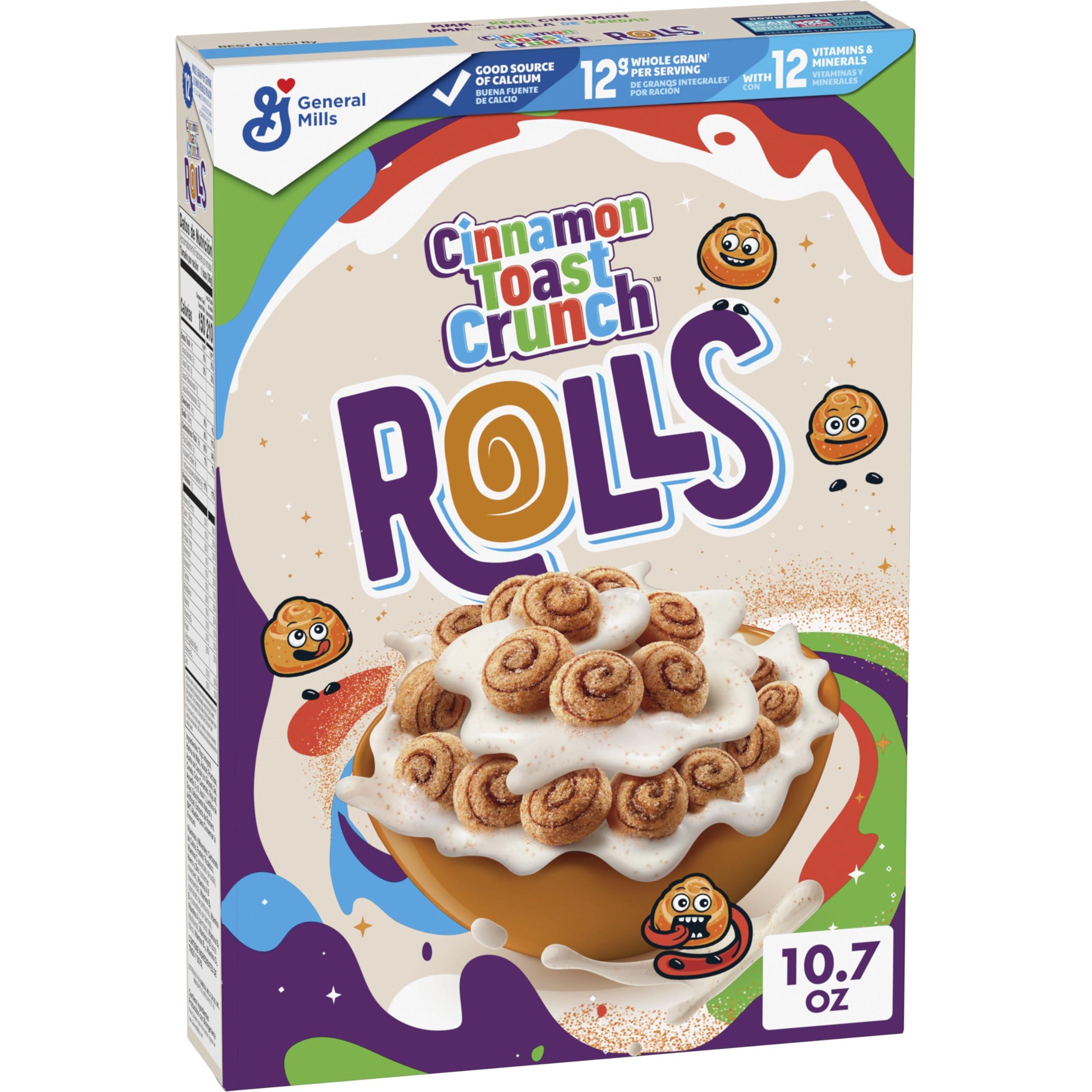 Cinnamon Toast Crunch Cinnamon Toast Crunch Rolls, Breakfast Cereal, 10.7 OZ Box