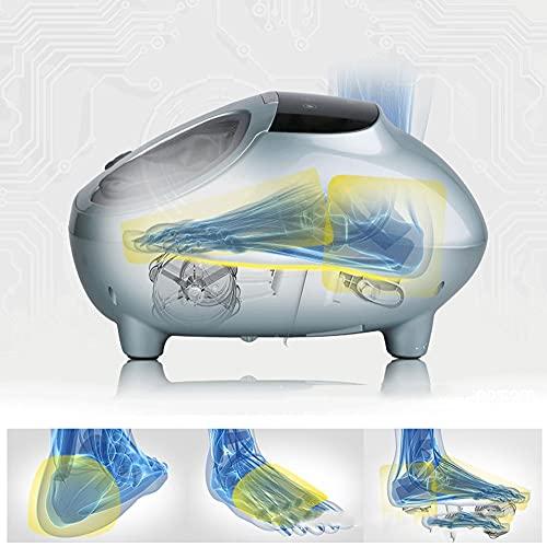 SMSOM SMSOM Shiatsu Foot Massager, Electric Foot Massage Machine, Rolling and Pressure Massage, Foot Massager with Heat for Deep Kneading Therapy, Suitable for Home or Office Use (Color : Blue)
