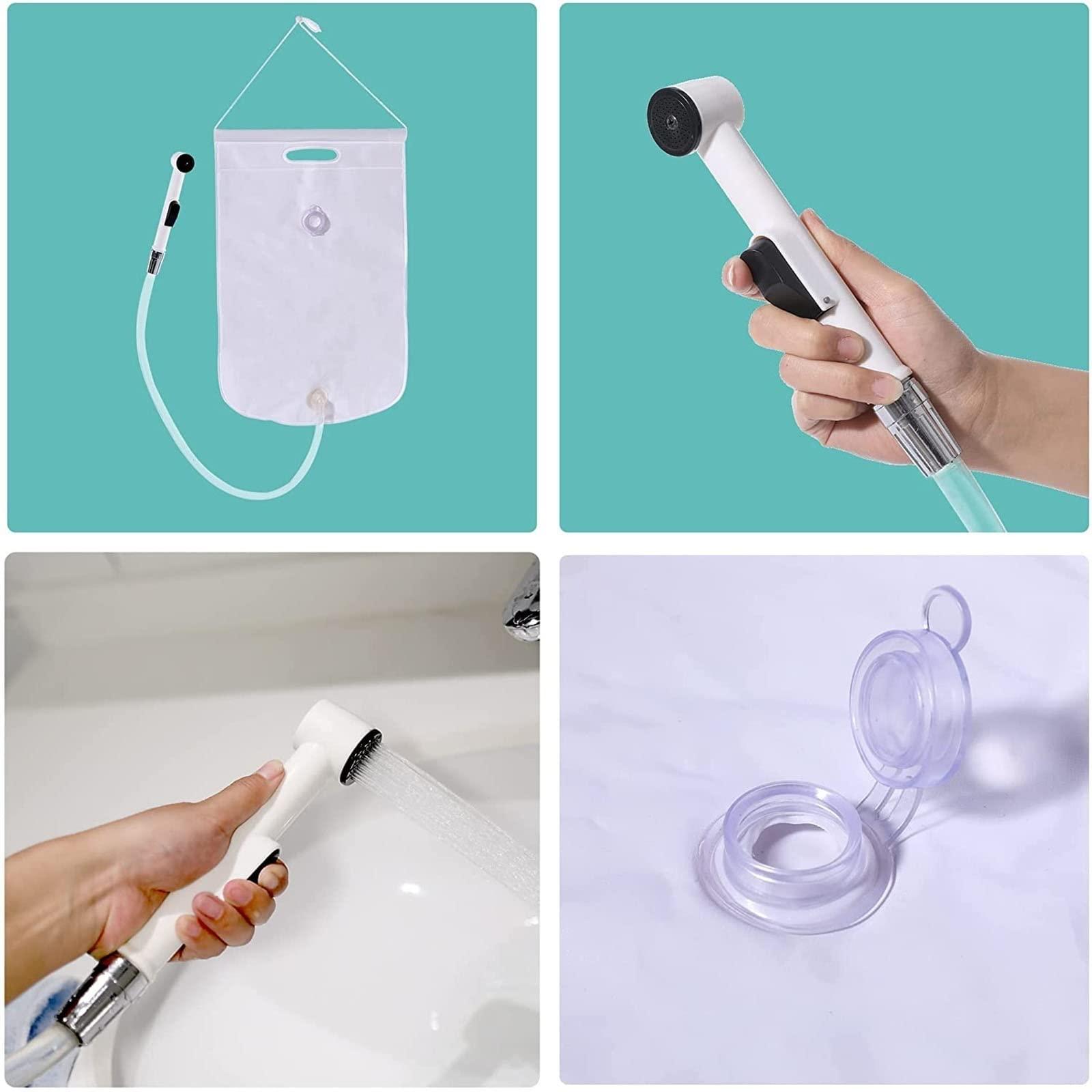 CEEBUS CEEBUS Medical Inflatable Bathtub Shower Bath Basin Kit with Electric Air Pump, Portable PVC Shower Bathtub System Bath in Bed for Elderly, Disabled, Bedridden Patients, Handicapped