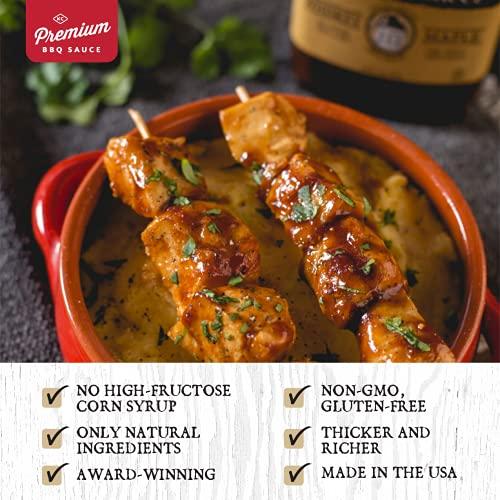 Rufus Teague Rufus Teague - Whiskey Maple BBQ Sauce - Premium Barbecue Sauce - 15.25 oz. Bottles - 4 Pack