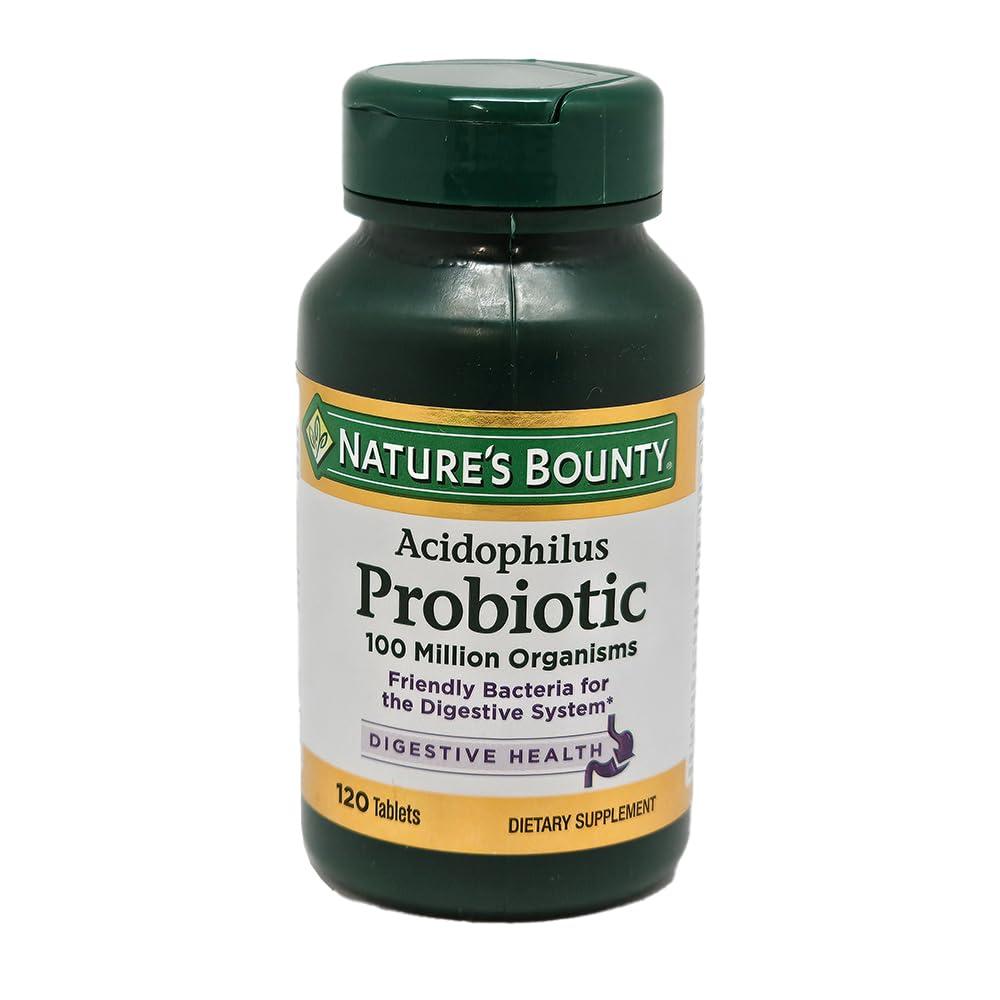 Nature's Bounty Nature's Bounty Probiotic Acidophilus Tablets, 120 Count