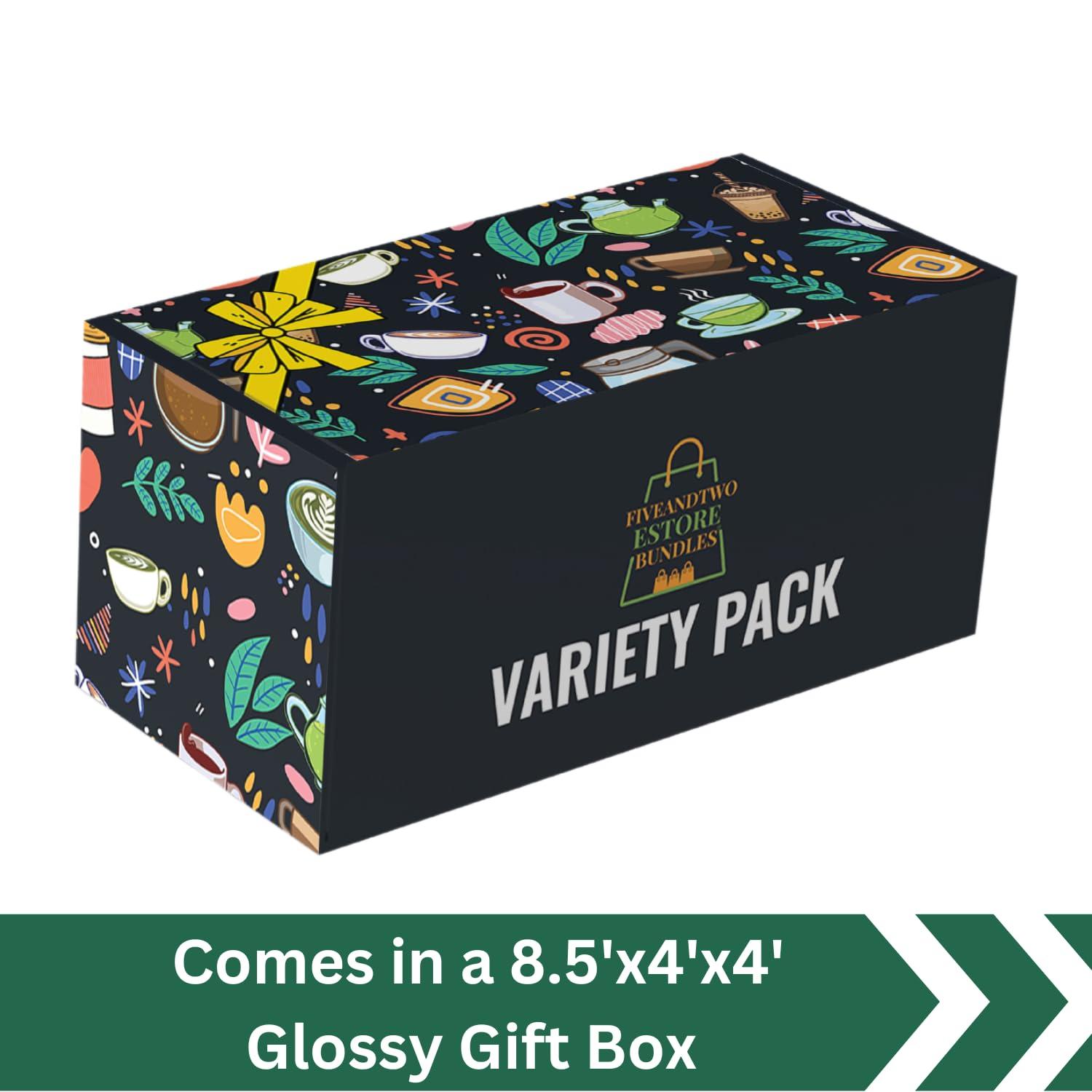 FIVEANDTWOESTORE BUNDLES 16ct K-Cups Variety Pack | Includes Medium & Dark Roast, Flavored Coffee Pods& Mocha K Cups| Wide Variety Coffee Pods for Keurig,Excellent Gift for Starbucks Coffee Lovers