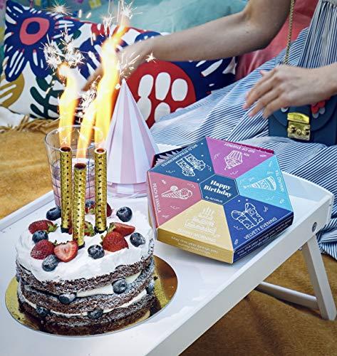 ACORUS Acorus Happy Birthday Tea Gift Sets | Assorted Tea Set Birthday Present to Those Who We Care about | Herbal Fruit and Black Tea Variety Pack with Warm Wishes Written all Over the Box | 60 Tea Bags