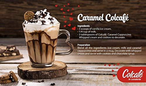 COLCAFE Colcafé Caramel Cappuccino Instant Mix | Convenient & Portable Packs | 100% Colombian Coffee | Make Hot or Cold | 6 Count (Pack of 2)
