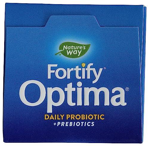 Nature's Way Nature's Way Natures Way Fortify Optima Daily Probiotic, 100 Billion, 15 Strains, Prebiotic, 30 Capsules, 30 Count