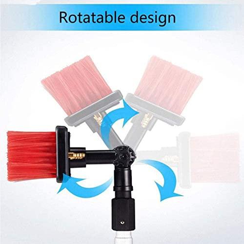 NMDCDH 5m-12m Extension Pole Squeegee Window Washer Combo Telescopic Pole for Window Cleaning Pole Water Brush Extendable Cleaner Conservatory Roof for Photovoltaic Panel Cleaning?0cm Brush Head?