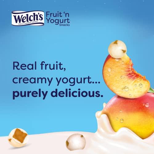 Welch\'s Welch\'s Fruit Snacks, Fruit \'n Yogurt Variety Pack, Strawberry, Blueberry Acai, Mango Peach, Bulk Pack, Individual Single Serve 0.7 oz Bags (Pack of 42)