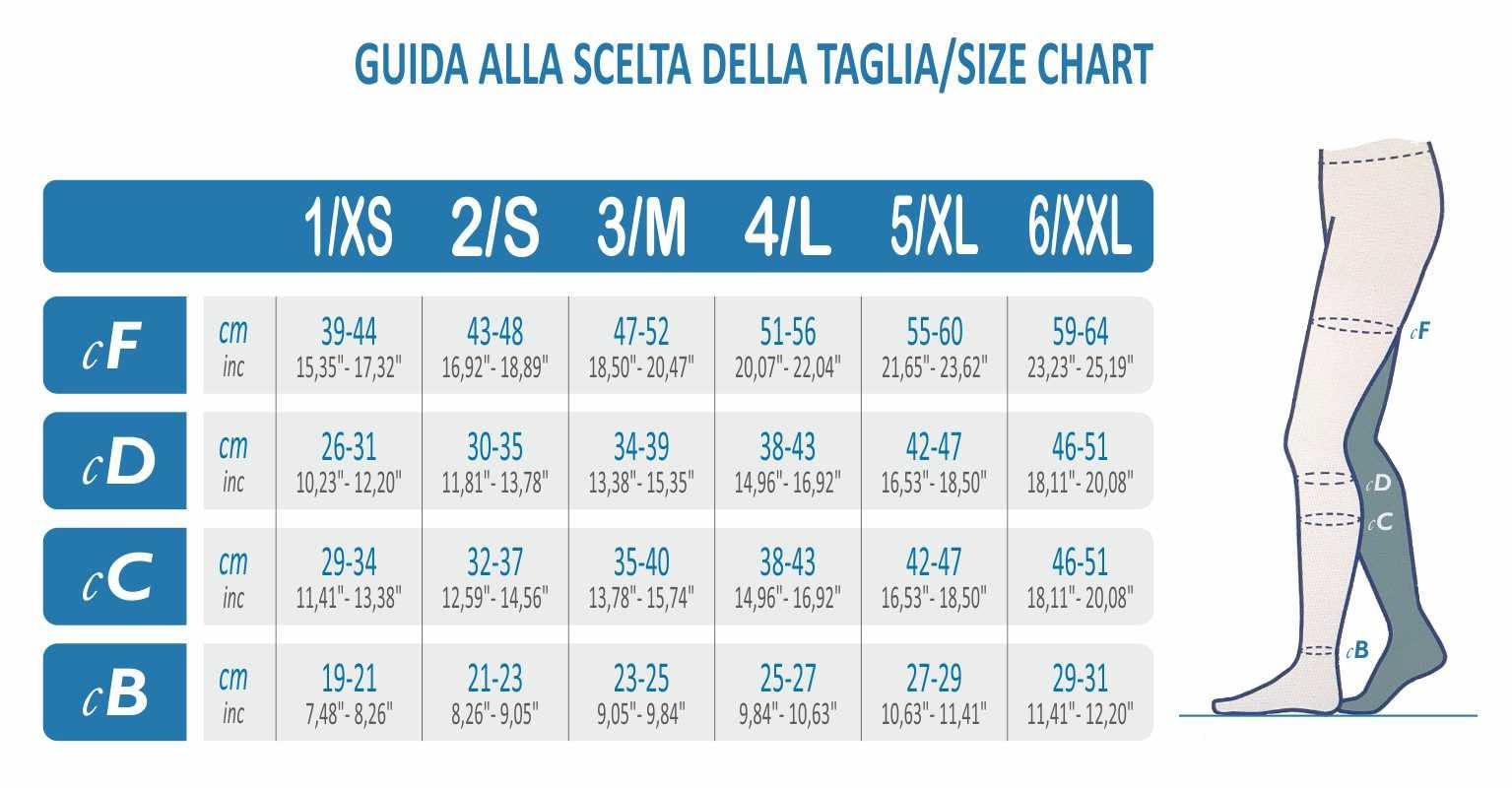 CzSalus CzSalus Leggings with Graduated Compression k2, 30-35 mmHg - 200d (4-L, Nude)