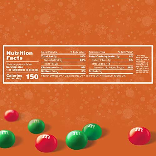 M&M'S M&M'S Peanut Butter Chocolate Christmas Candy, 10-Ounce Bag
