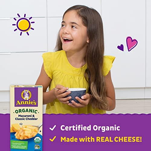 Annies Annies Macaroni Classic Cheddar Organic Mac and Cheese Dinner with Organic Pasta, 6 OZ